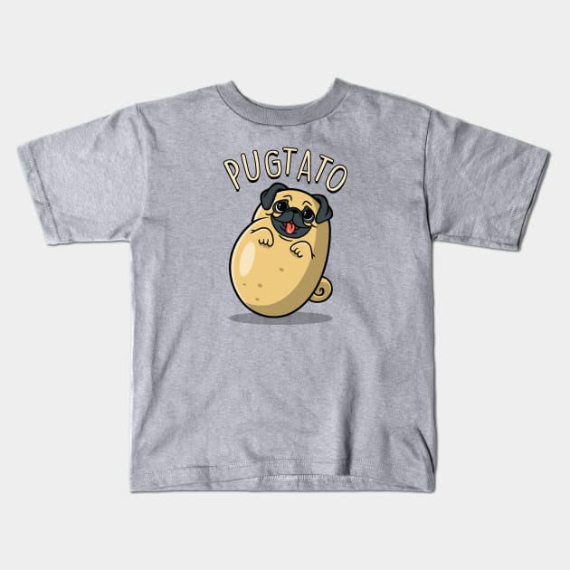 Pugtato Kids T-Shirt by NinthStreetShirts